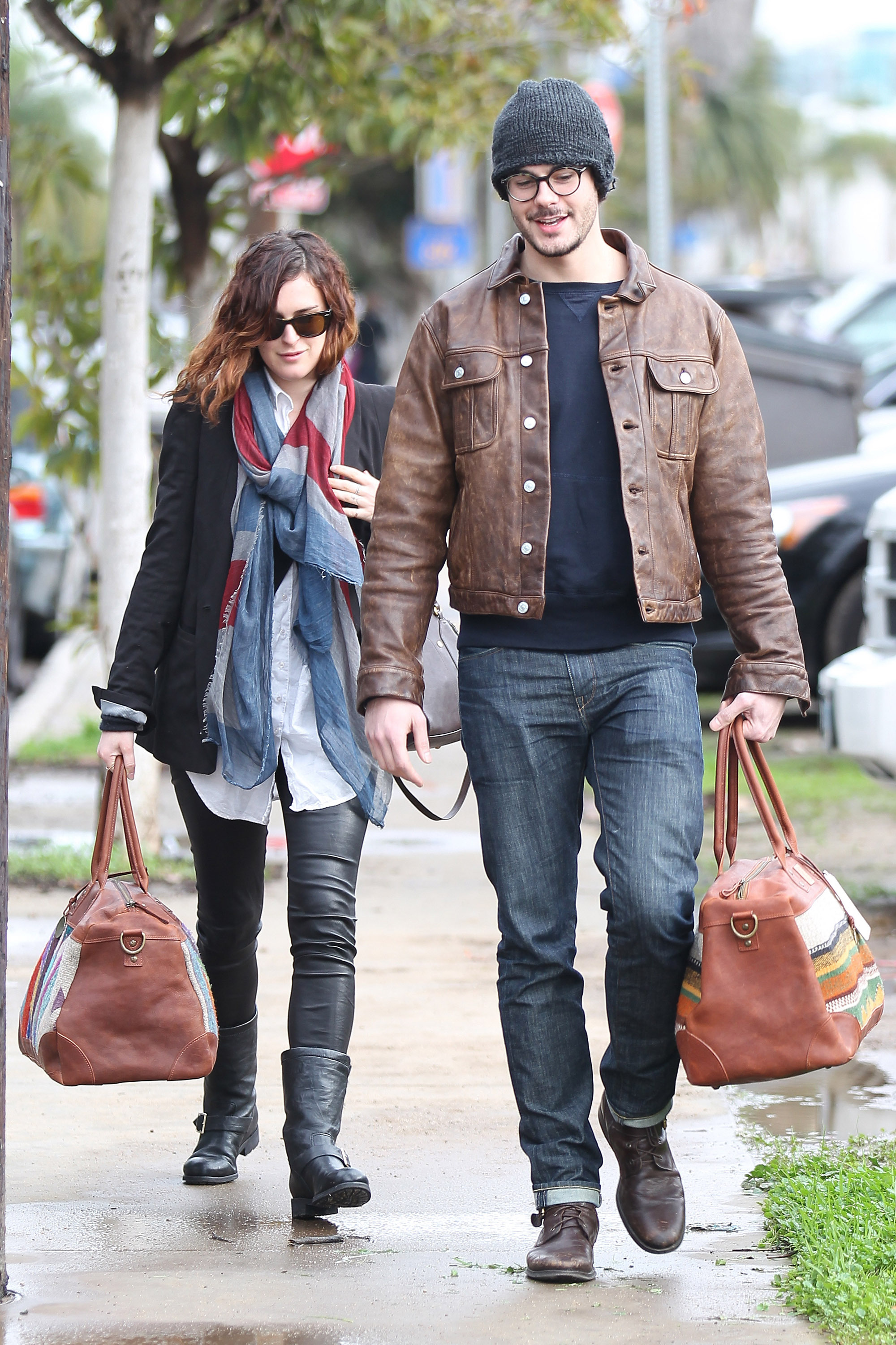 Look of Leather for Rumer Willis & BF Jayson Blair | New York Gossip ...