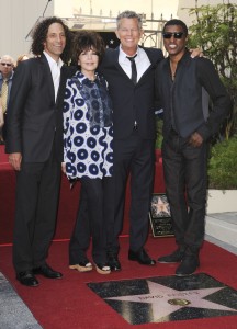 David Foster is honoured with a star on the Hollywood Walk of Fame on Hollywood Boulevard