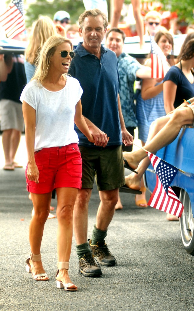 Cheryl Hines & Robert Kennedy Jr Celebrate Independence Day New York