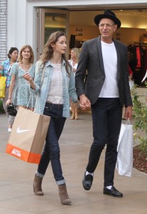 Jeff Goldblum takes his girlfriend shopping at The Grove