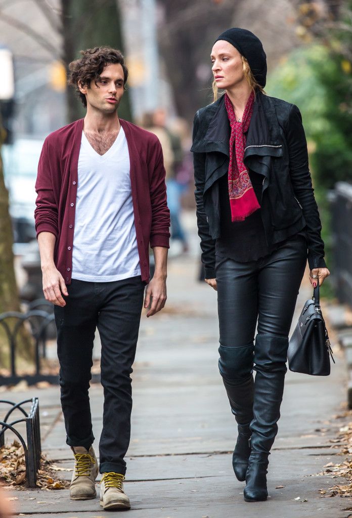 Penn Badgley & Uma Thurman in NBC’s ‘The Slap’ | New York Gossip Gal ...