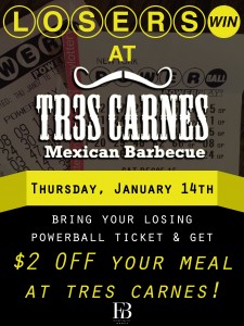 Tres Carnes_Powerball losers_new york gossip gal_texican eatery_mexican barbecue