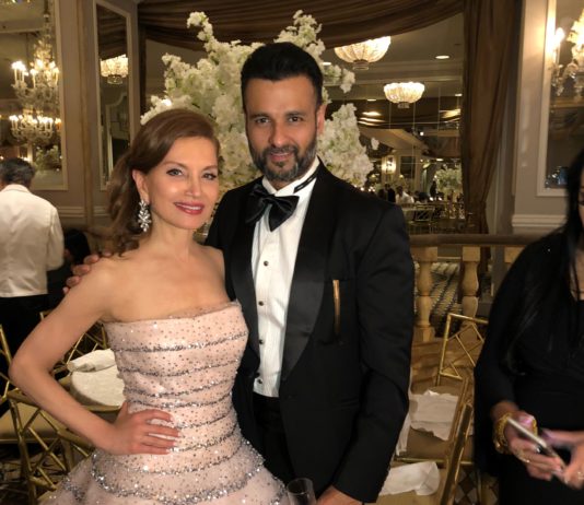 Roshni TIA Awards Gala,jean shafiroff,bollywood actor Rohit Roy