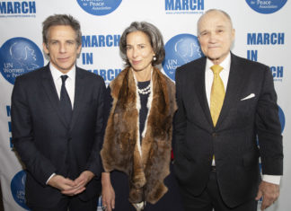 Ben Stiller, Alice Tisch, Raymond Kelly,UN Women For Peace Association 2019 Awards Luncheon,United Nations Headquarters,new york gossip gal