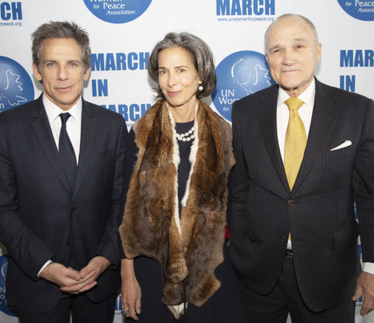 Ben Stiller, Alice Tisch, Raymond Kelly,UN Women For Peace Association 2019 Awards Luncheon,United Nations Headquarters,new york gossip gal