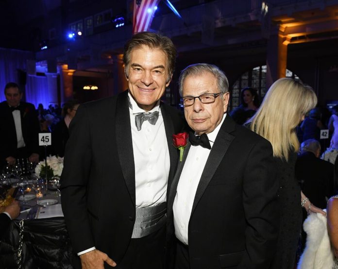 dr samuel waxman,dr mehmet oz,samuel waxman cancer research,ellis island medals of honor ceremony,new york gossip gal