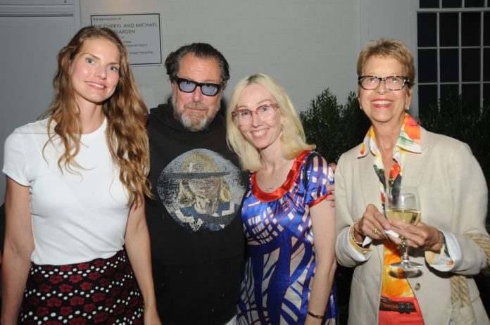 Louise Kugelberg, Julian Schnabel, Andrea Grover,friend,new york gossip gal,longhouse Julian SchnaubelAt Eternity's Gate, Willem Dafo,Vincent van Gogh,Guild Hall