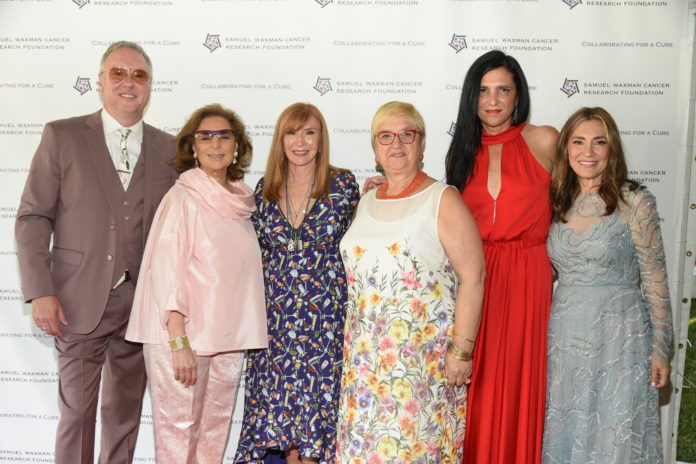 samuel waxman cancer research,15th annual hamptons happening,Ian Duke, Marion Waxman, Nicole Miller, Lydia Bastianich, Antonella Bertello, Maria Fishel,new york gossip gal