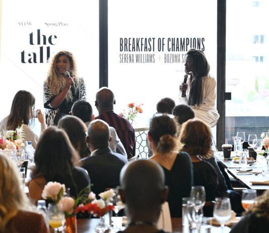 23-time Grand Slam Champion, Olympian and Designer Serena Williams,Chief Marketing Officer of Endeavor, Bozoma Saint John,wheaties,Spring Studios,new york gossip gal