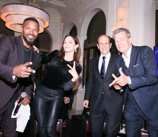 prostate cancer foundation,michael milken,daniel restaurant,jamie foxx,david geffen,david foster,katharine mcphee