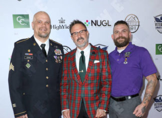 Sergeant Jason Johns,David Arquette,Sergeant Dan Tinsley,Heroes' Harvest Fundraiser for Veterans presented by Battle Brothers Foundation, Home Harvest, Veterans Cannabis Coalition,Bootsy Bellows West Hollywood, CA