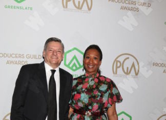 netflix,ted serandos,nicole avant,nw york gossip gal,2020 PGA awards hollywood palladium.producers guild awards