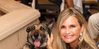 Dr Robin Ganzert and K9 Cody,American Humane's Pups4Patriots Gala,Brazilian Court Hotel,new york gossip gal,