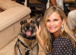 Dr Robin Ganzert and K9 Cody,American Humane's Pups4Patriots Gala,Brazilian Court Hotel,new york gossip gal,