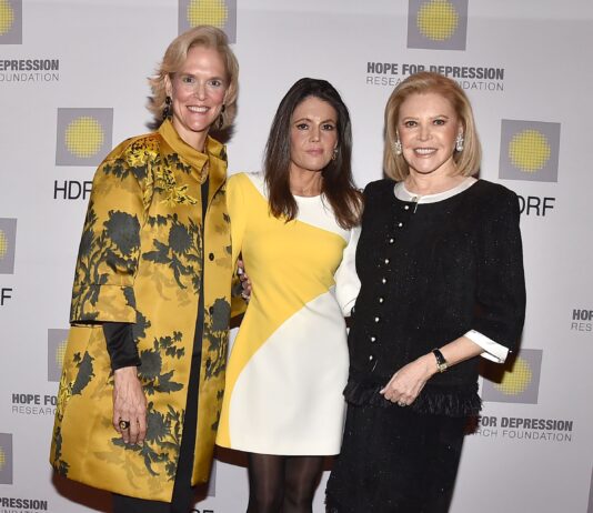 Louisa Benton, Elizabeth Meigher and Audrey Gruss,new york gossip gal,hope for depression foundation